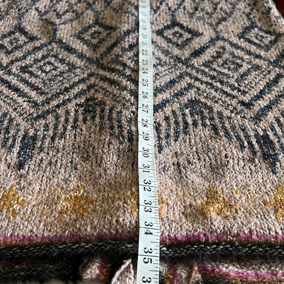 EUC Anthropologie Pink and Gray Patterned Cardigan Size XS/S - Picture 3 of 14